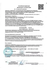 Сертификат соответствия - композитной черепица AeroDek в Луховицах